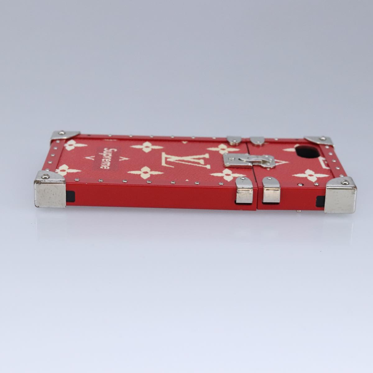 LOUIS VUITTON Monogram LV x Supreme iPhone 7 Eye Trunk Red M67758 LV 98671