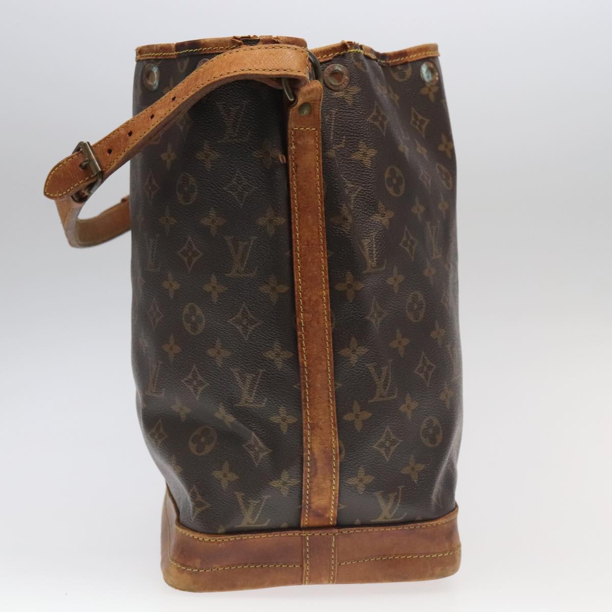 LOUIS VUITTON Monogram Noe Shoulder Bag M42224 LV 98763
