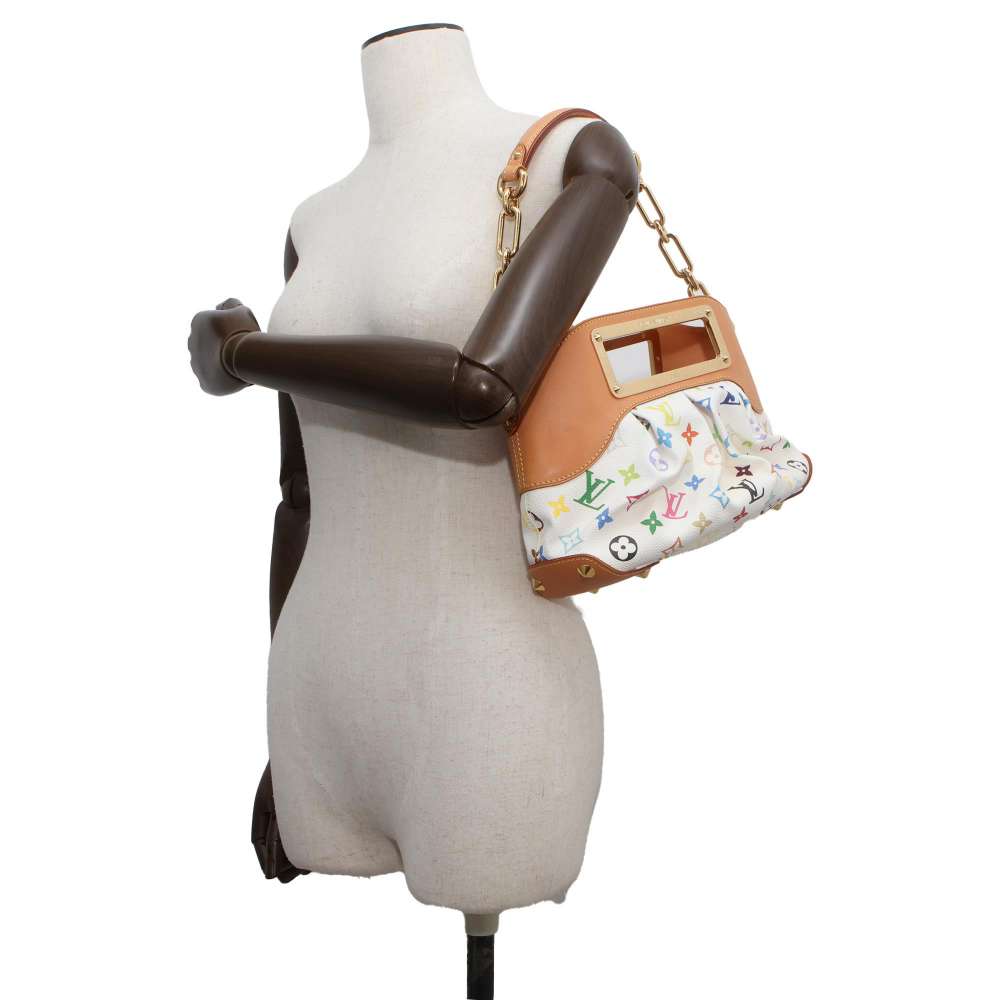 LOUIS VUITTON Judy Blanc M40253 Monogram・Multicolor Size GM