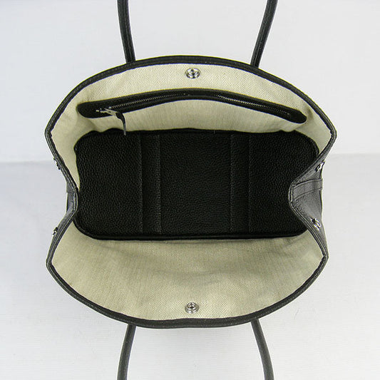 Luxury Hermes garden party handbag H2805 black