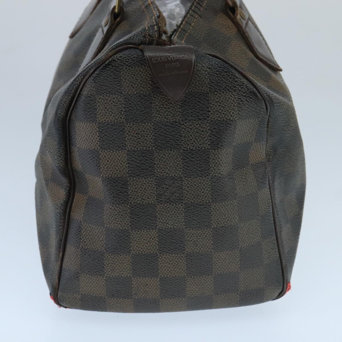 LOUIS VUITTON Damier Ebene Speedy 25 Hand Bag N41532 LV 99168