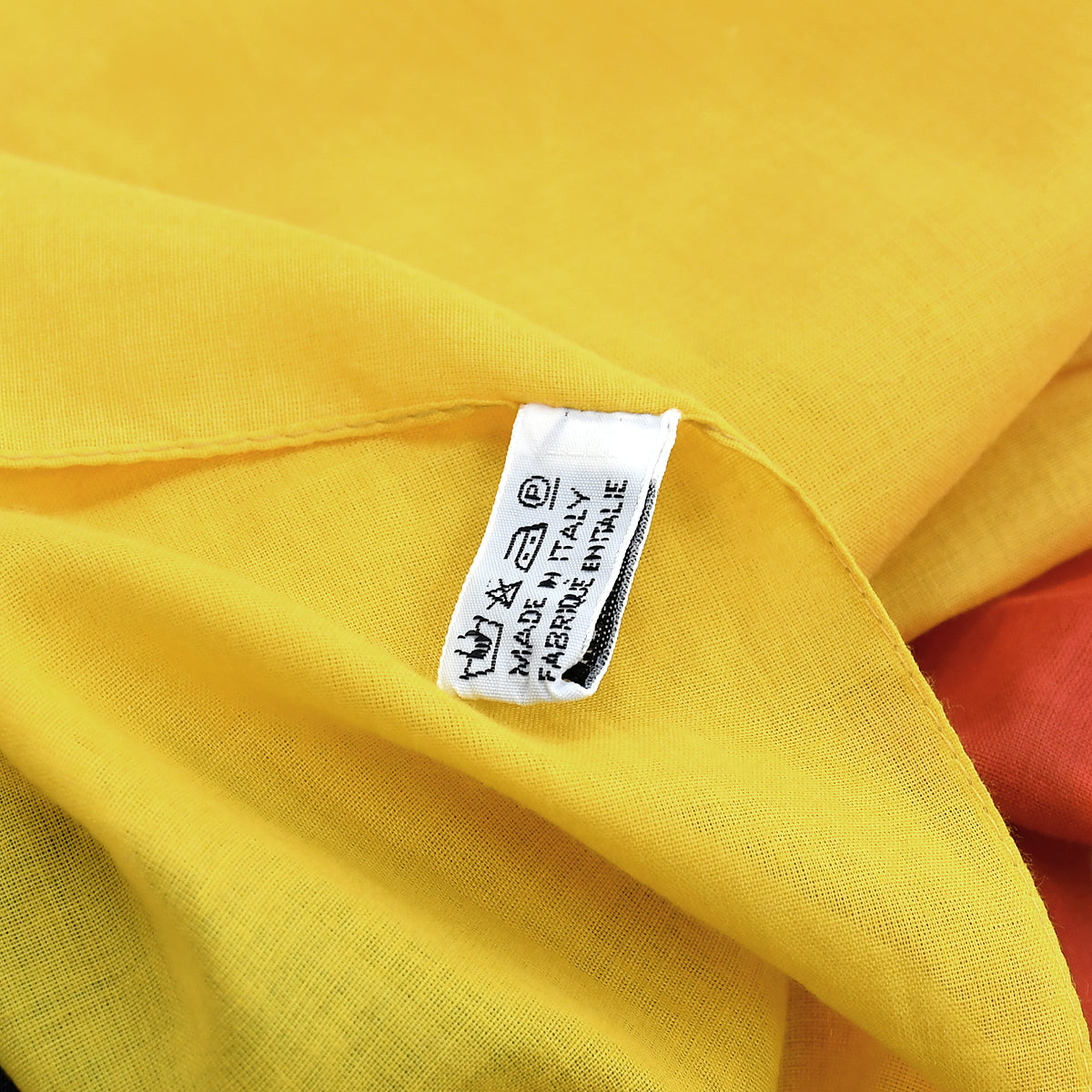 Chanel Scarf Yellow Small New