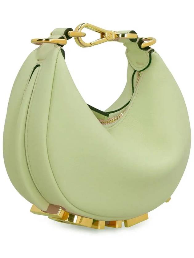 Luxury Fendi Nano Luxury Fendigraphy Hobo Tote Bag Green