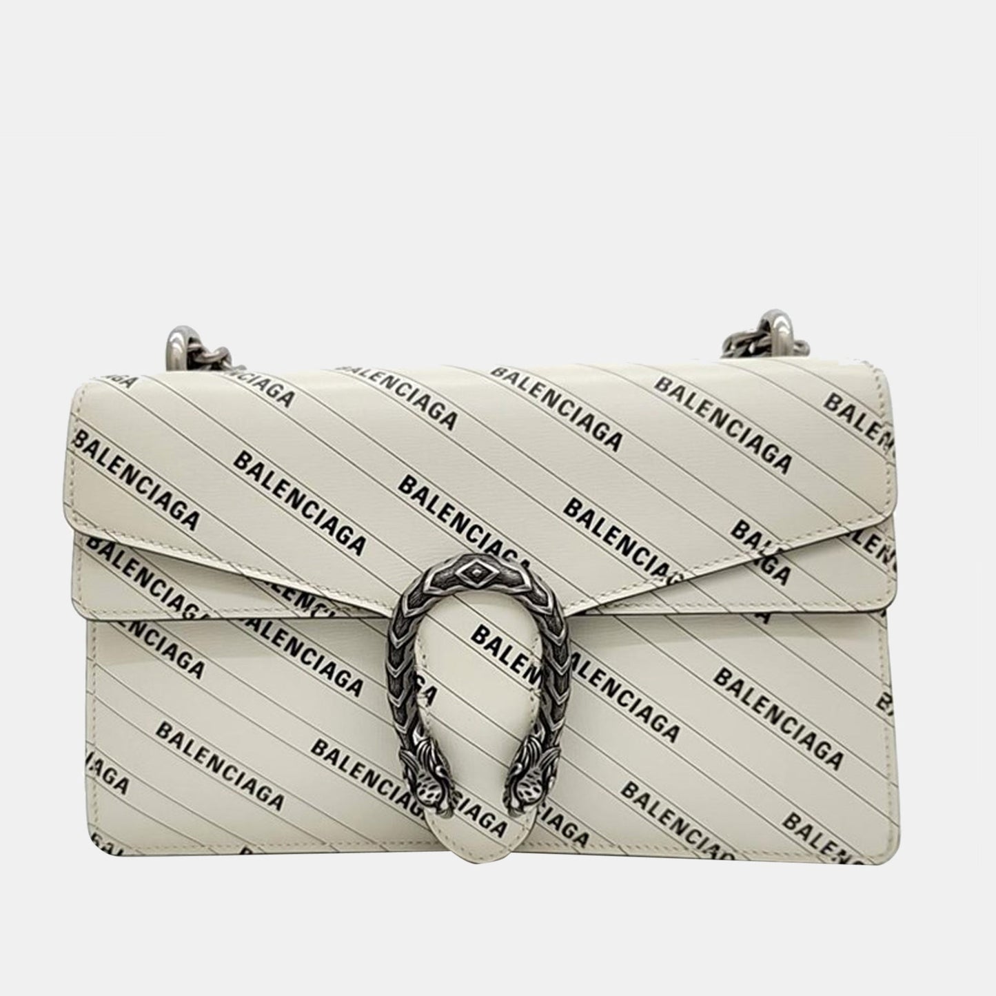 Luxury Gucci Trending 2025 x Balenciaga White Leather The Hacker Project Dionysus bag