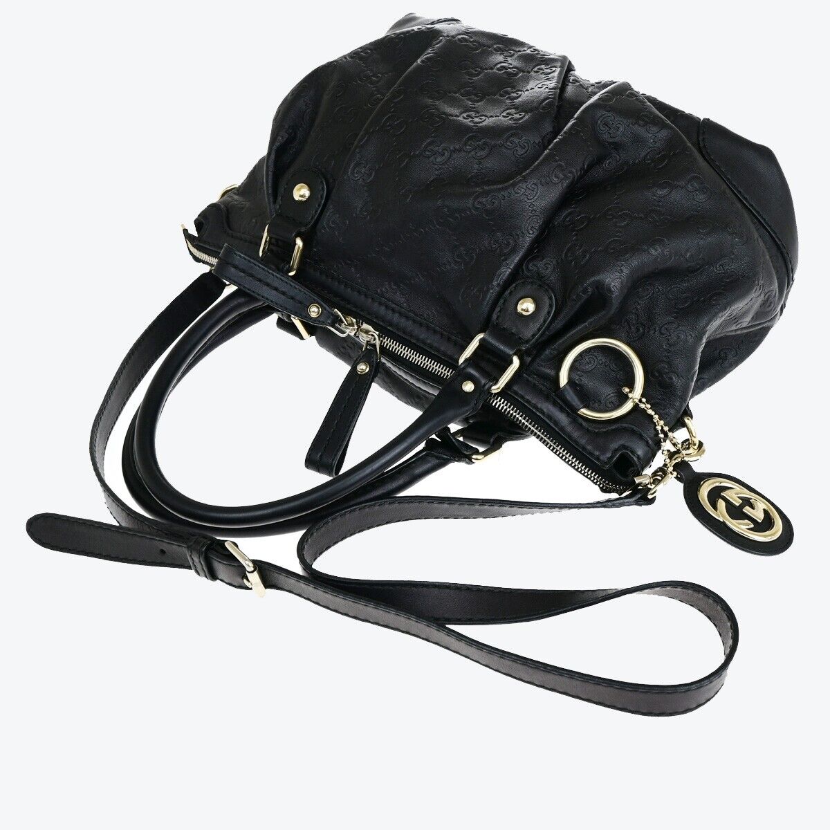 Luxury Gucci Trending 2025 Luxury Gucci Trending 2025ssima Leather Shoulder Bag ()