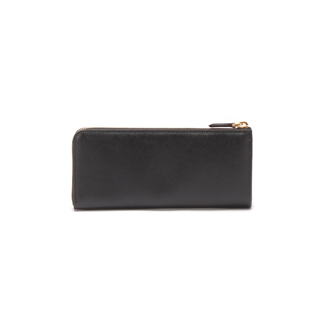Luxury PradaSaffiano Leather Zip Around Wallet