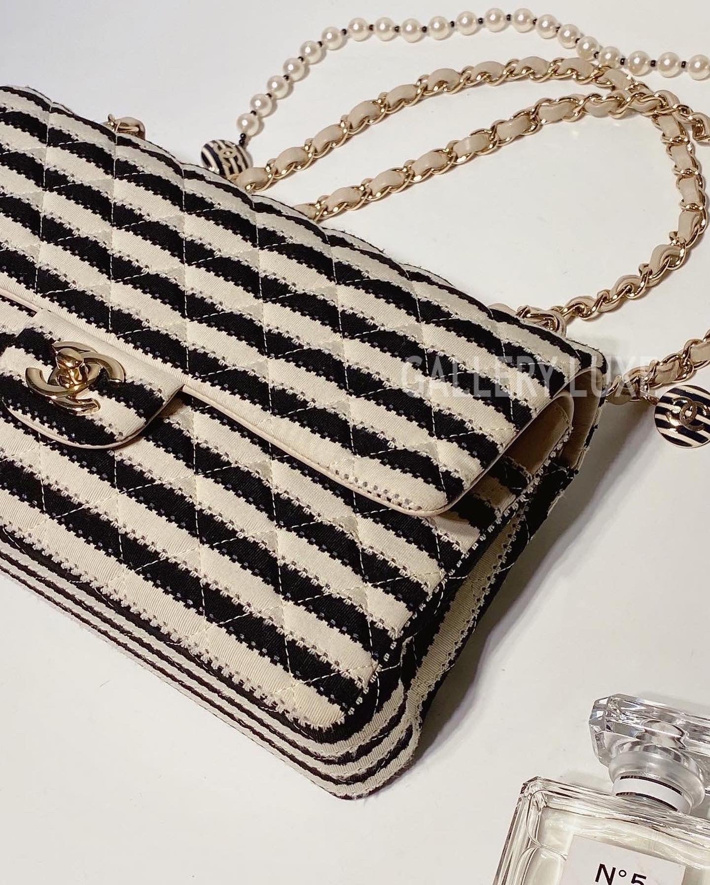 No.3341-Chanel Jersey Coco Sailor Flap Bag