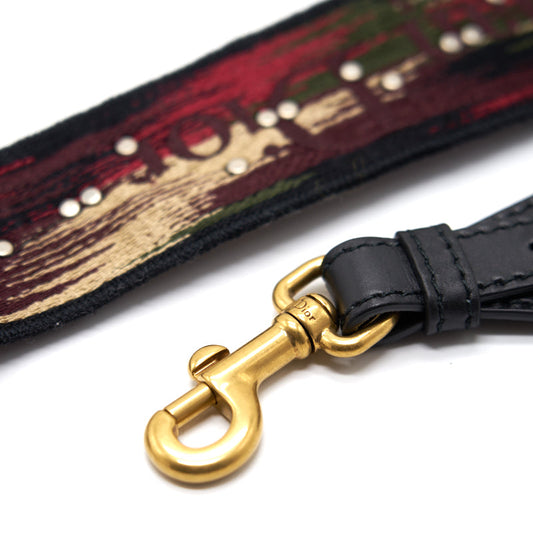 Christian Luxury Dior Multi Colour Bag Strap