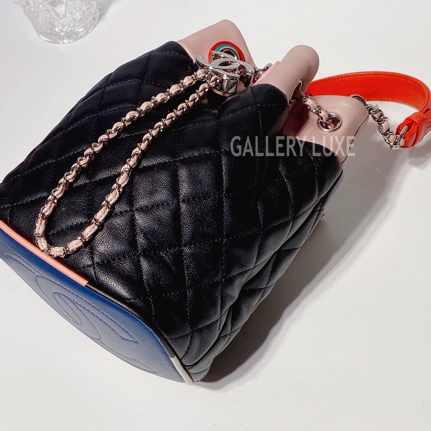 No.3333-Chanel Lambskin Cuba Color Bucket Bag