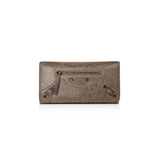 Balenciaga Motocross Classic Money Continental Wallet