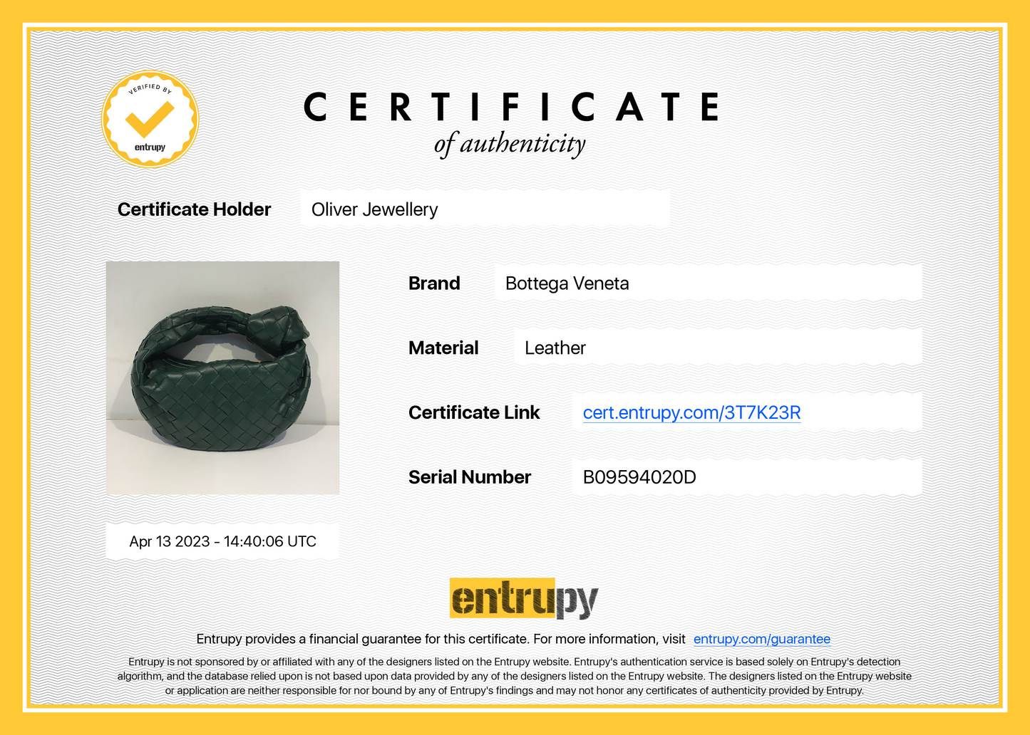 Bottega Veneta Intrecciato Mini Jodie Bag