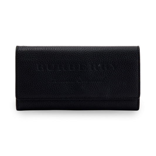 Burberry Black Leather Wallet on Chain