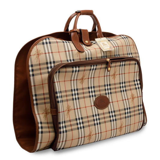 Burberry Haymarket Check Garment Bag
