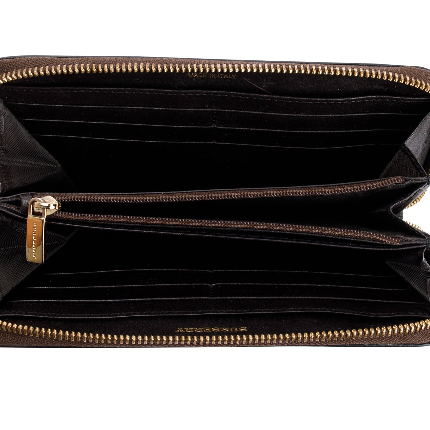 Burberry Haymarket Check Zip Wallet