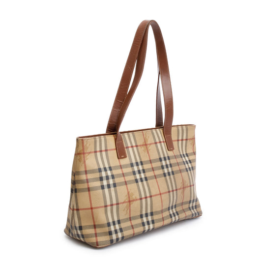 Burberry London Nova Check Tote Bag