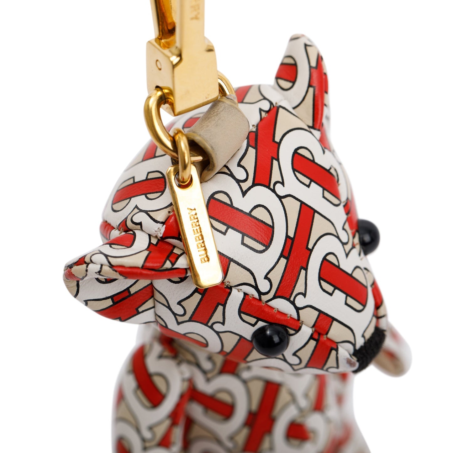 Burberry TB Monogram Leather Thomas Bear Bag Charm