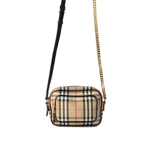 Burberry Vintage Check Camera Bag