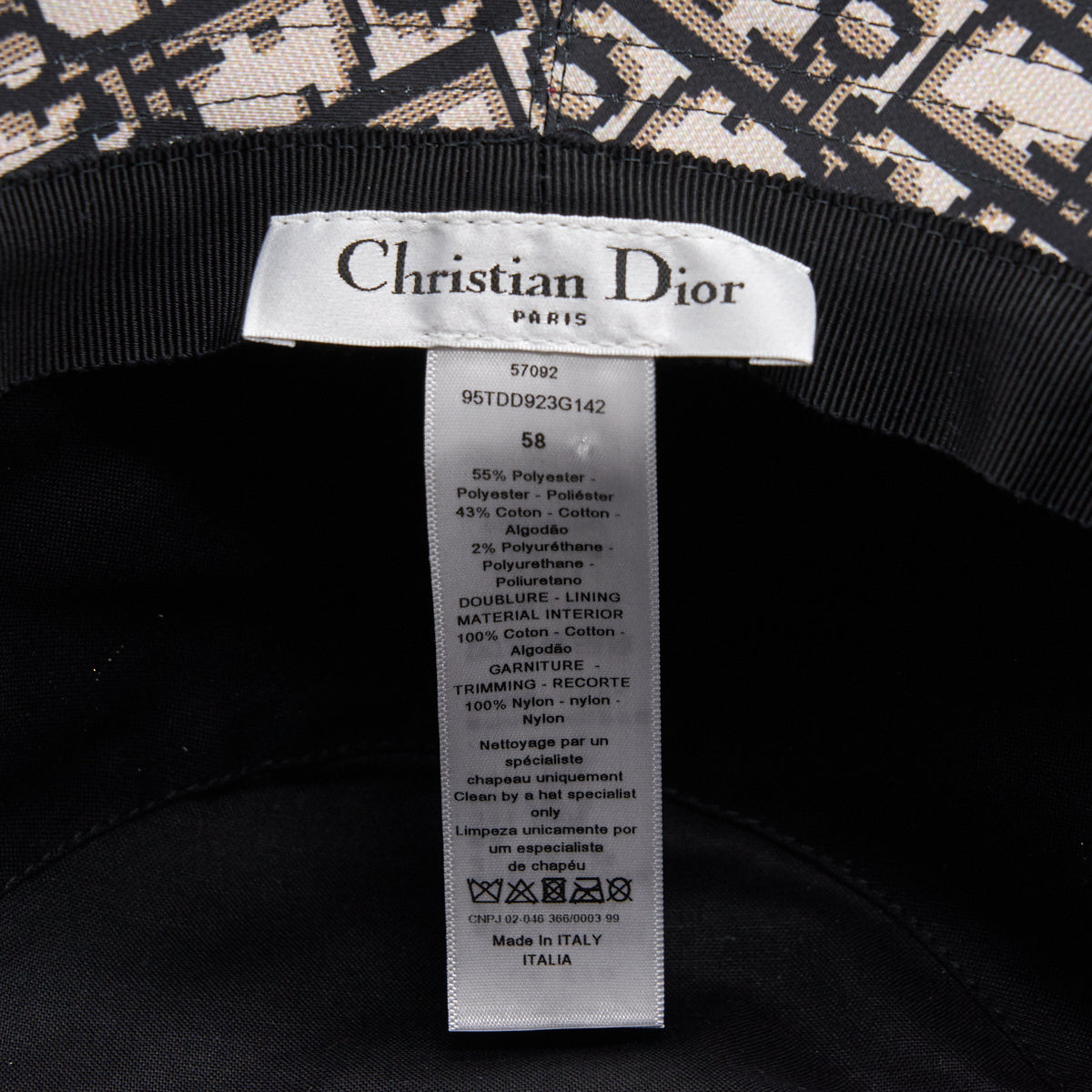 Luxury Dior Hat Red/ Black Size 58