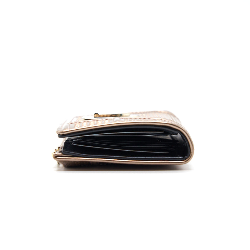 CHRISTIAN Luxury Dior Small Wallet Electric Nude