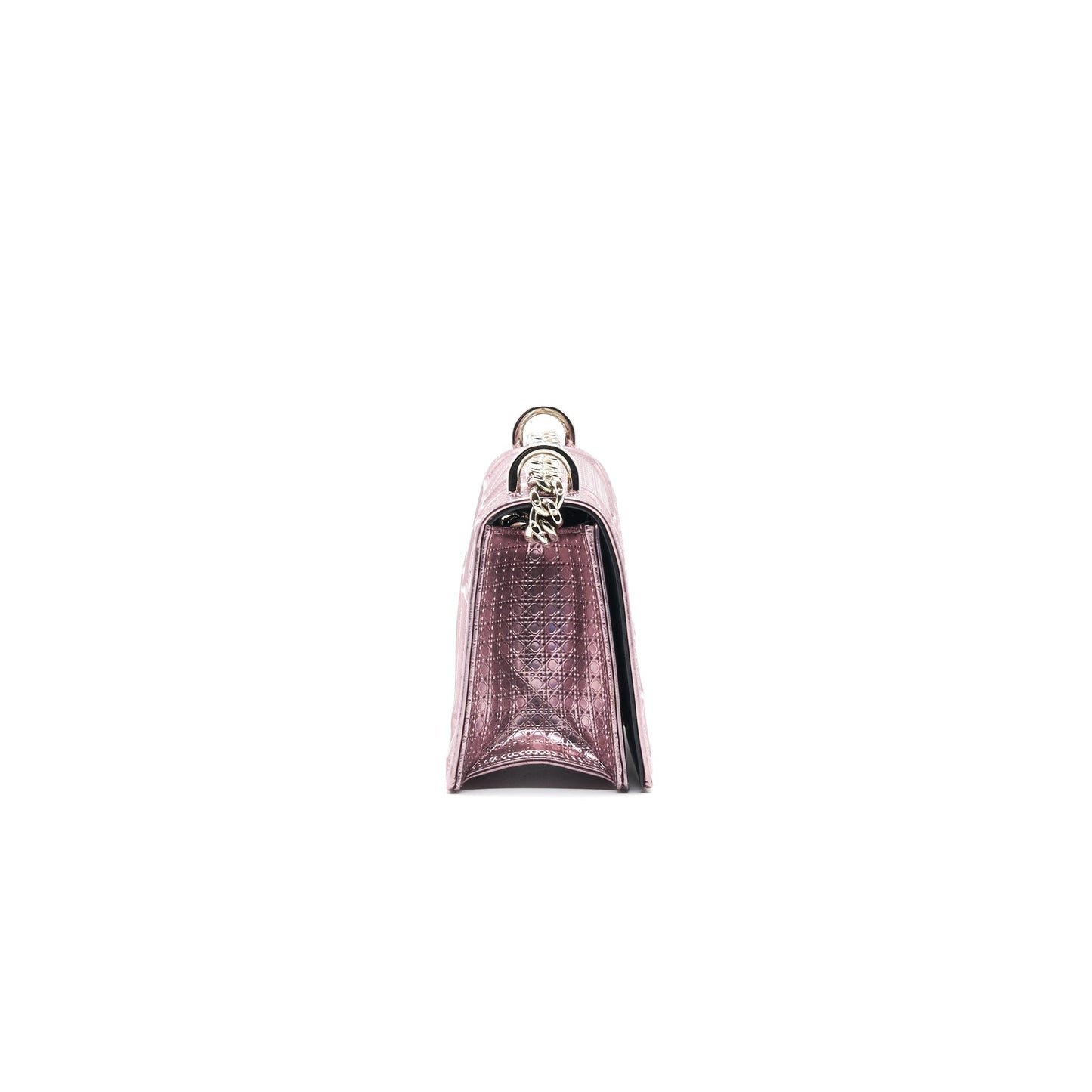 Luxury Dior Luxury Diorama Small Metallic Pink SHW