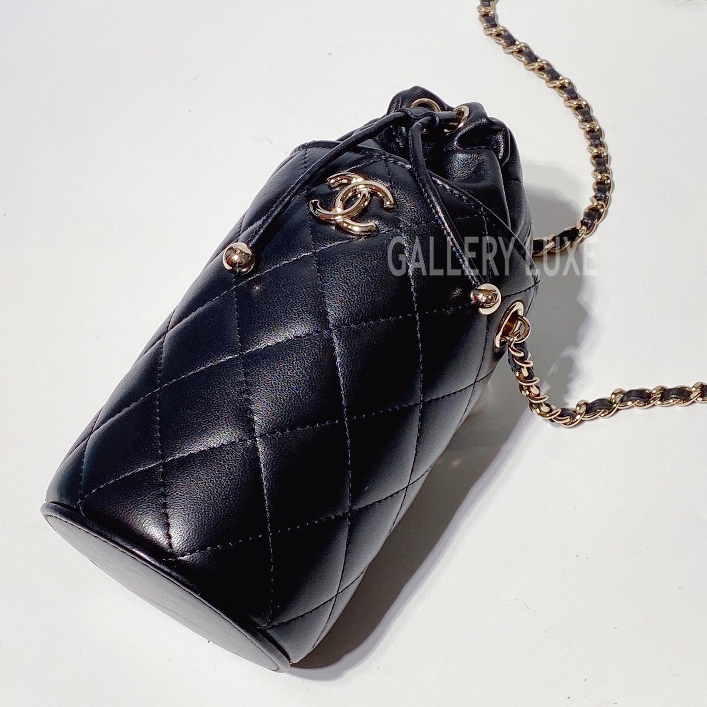 No.3325-Chanel Lambskin Bucket To Go Purse Vanity