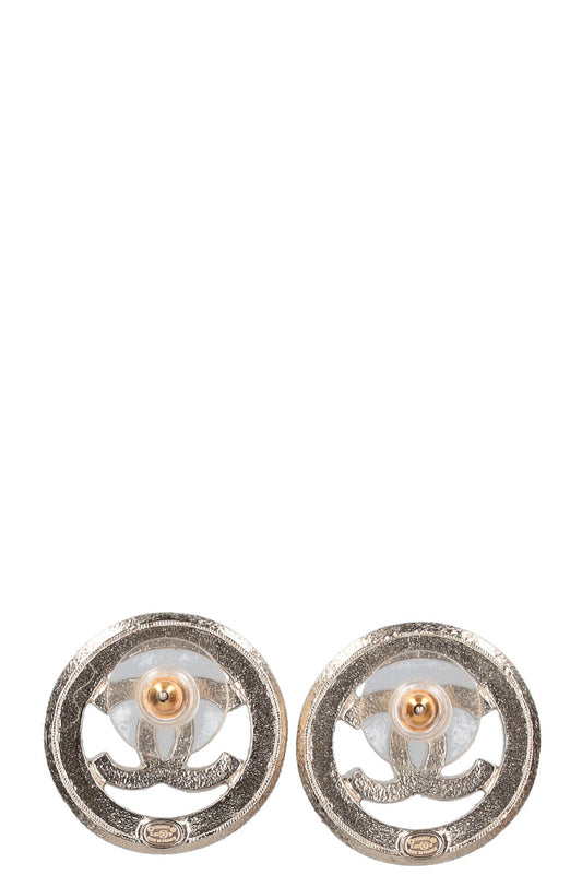 CHANEL CC Earrings Pearls C20