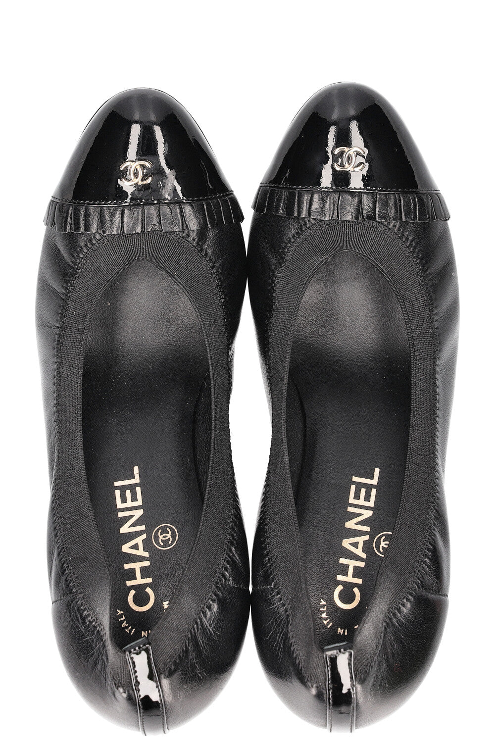 CHANEL Flex Heels Black