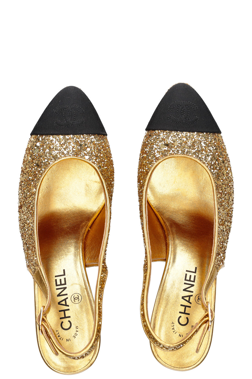 CHANEL Platform Slingbacks