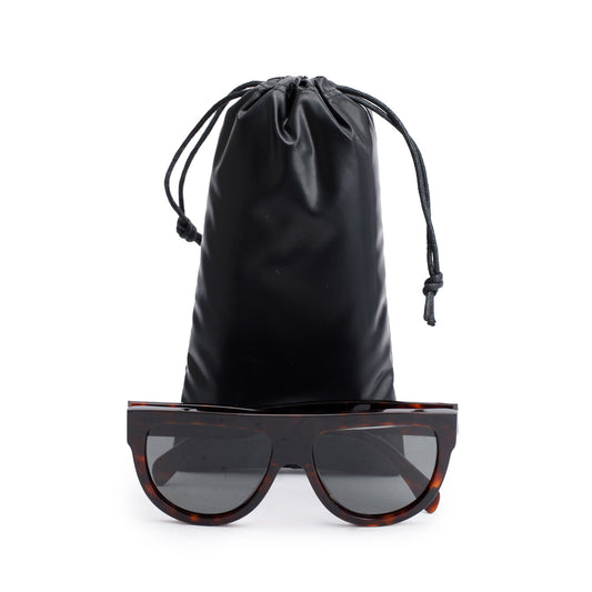 Celine CL40011N Havana Acetate Wayfarer Sunglasses