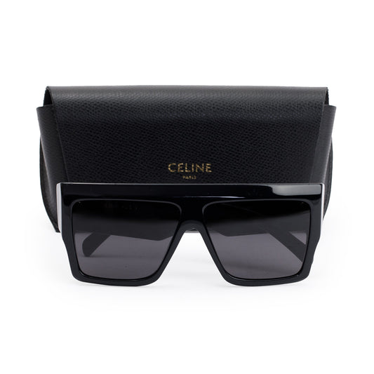 Celine CL400921 Black Oversized Square Sunglasses