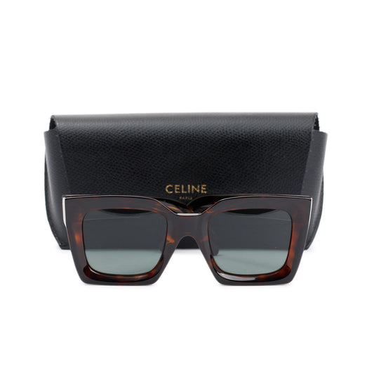 Celine CL40130I Havana Acetate Tilda Sunglasses