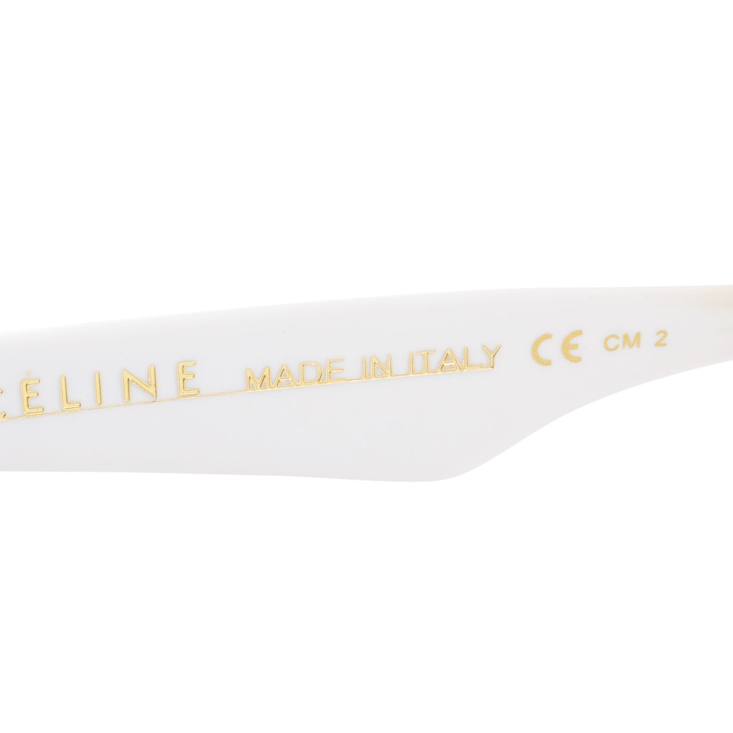 Celine CL4019IN White Acetate Cat Eye Sunglasses