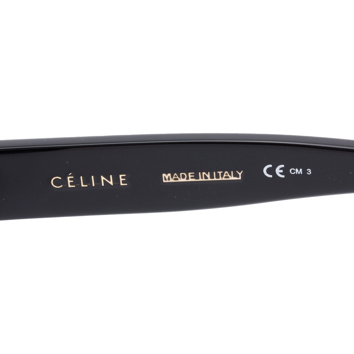 Celine CL41092/S Black Acetate Oval Sunglasses