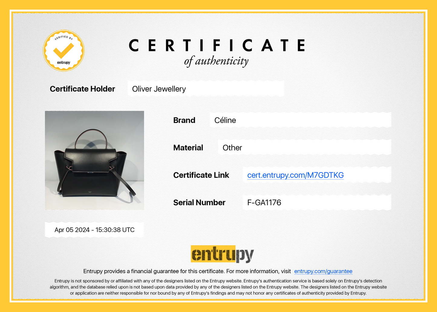 Celine Grey Smooth Calfskin Leather Mini Belt Bag