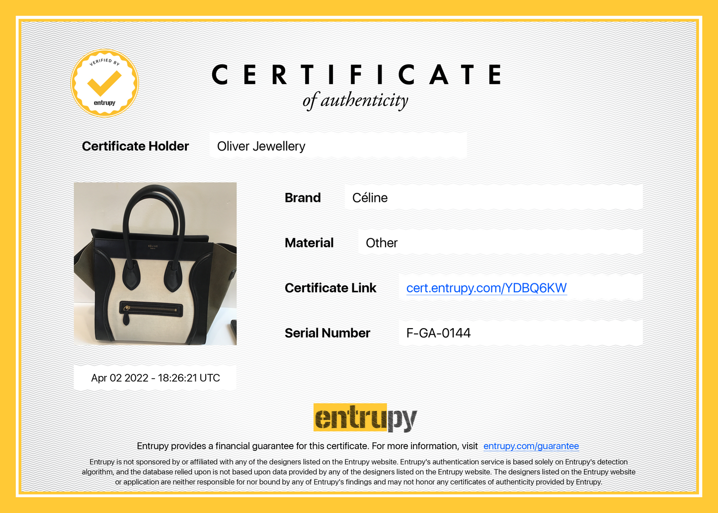 Celine Tricolour Leather & Canvas Mini Luggage Tote