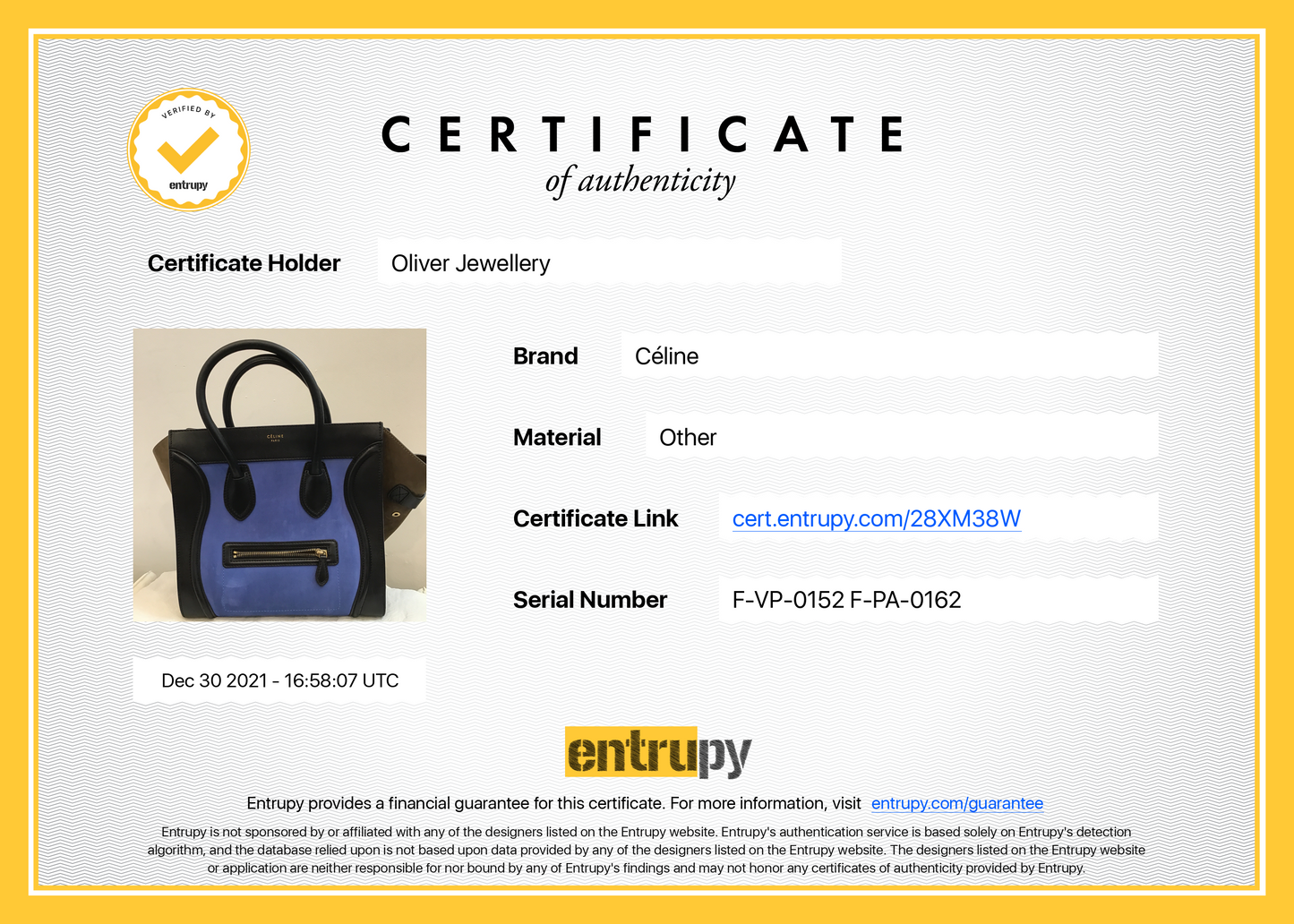 Celine Tricolour Mini Luggage Tote