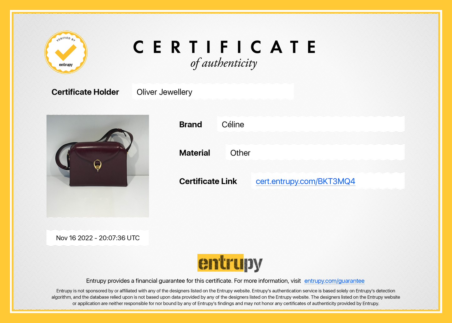 Celine Vintage Leather Crossbody Bag