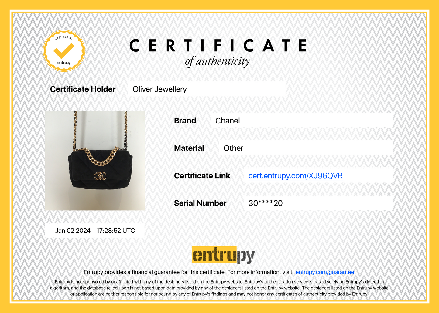 Chanel 2020 Black Velvet Medium 19 Flap Bag