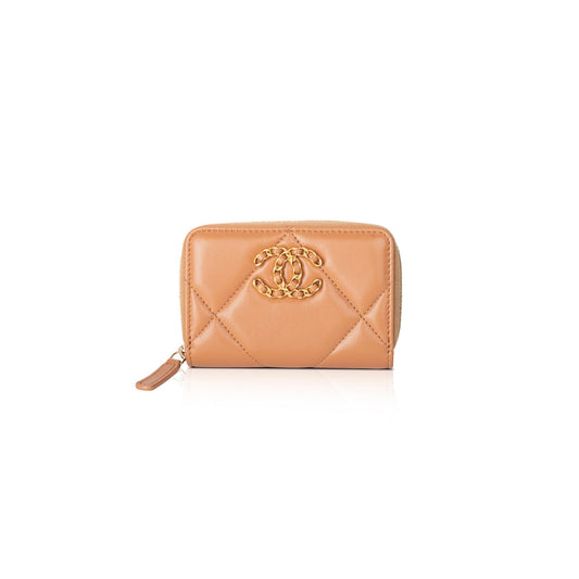 Chanel 2022 19 Zipped Coin Purse