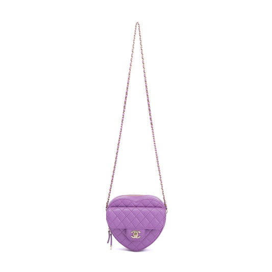 Chanel 2022 Large CC In Love Heart Bag