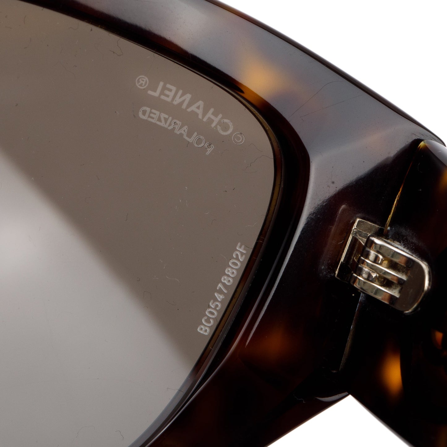 Chanel 5506-A 2023 Interlocking CC Logo Tortoise Acetate Sunglasses