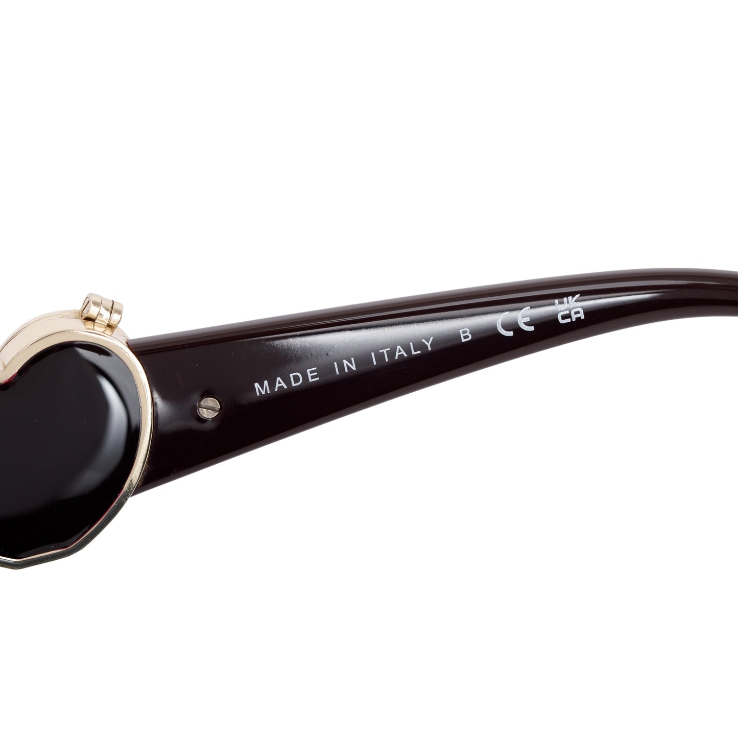 Chanel 5518 Purple Acetate Heart CC Logo Square Sunglasses