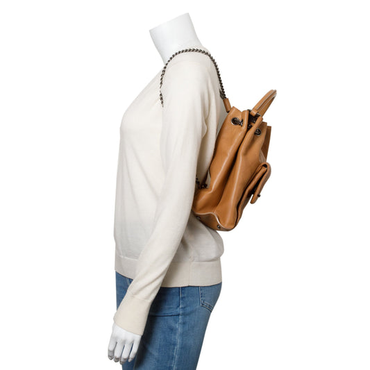 Chanel Beige Quilted Calfskin Leather Medium Urban Luxury Backpack
