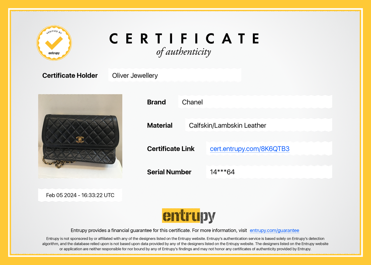 Chanel Black Lambskin Leather Integral Flap Bag with Pouch