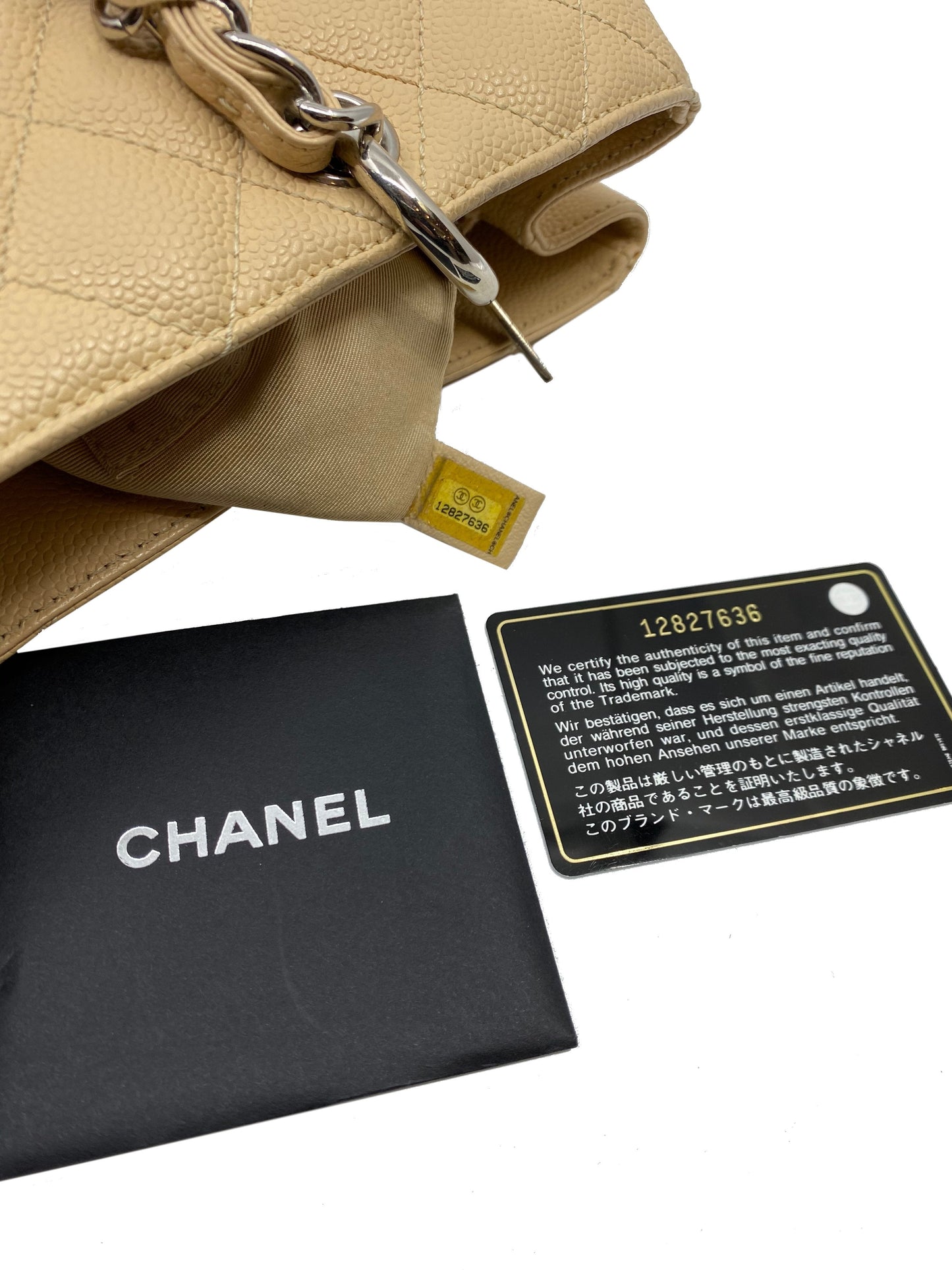 Chanel Caviar Quilted Grand Shopping Tote GST Bag