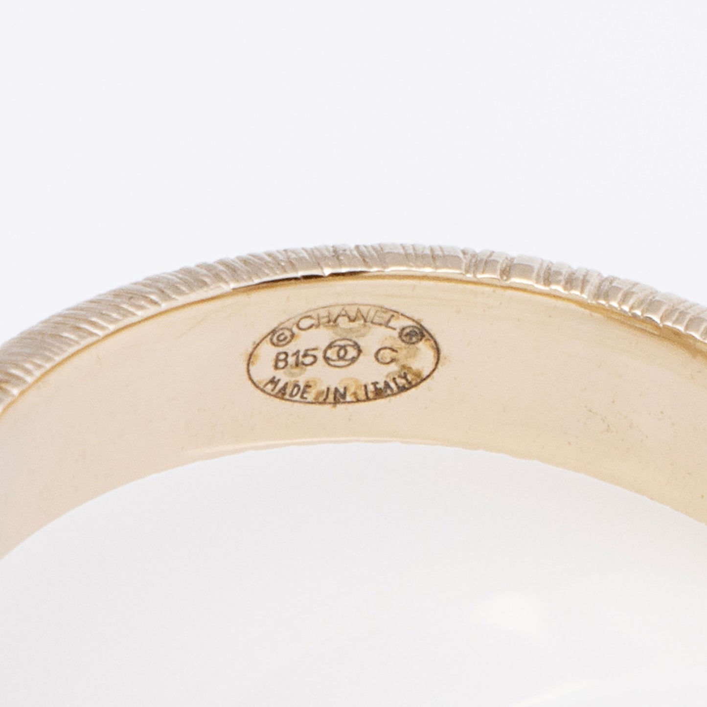 Chanel Crystal CC Ring - Size 6 1/2