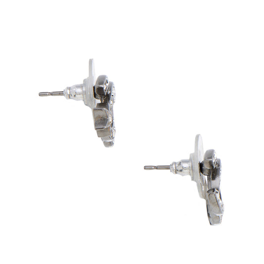 Chanel Crystal Star CC Stud Earrings (SHF-dkIPLL)