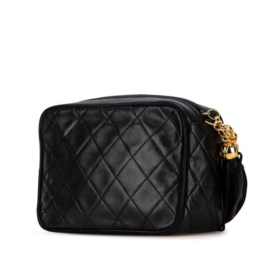Chanel Mini Lambskin CC Tassel Camera Crossbody (SHG-OVHh6m)