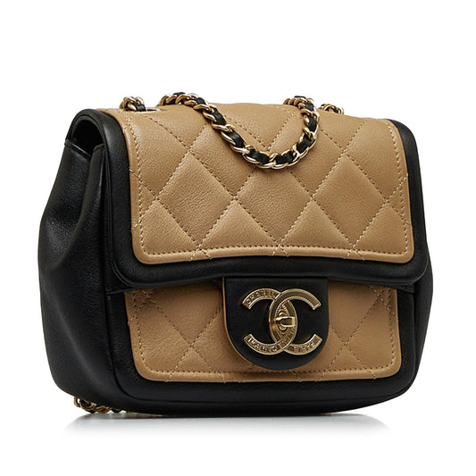 Chanel Mini Square Graphic Flap Crossbody Bag