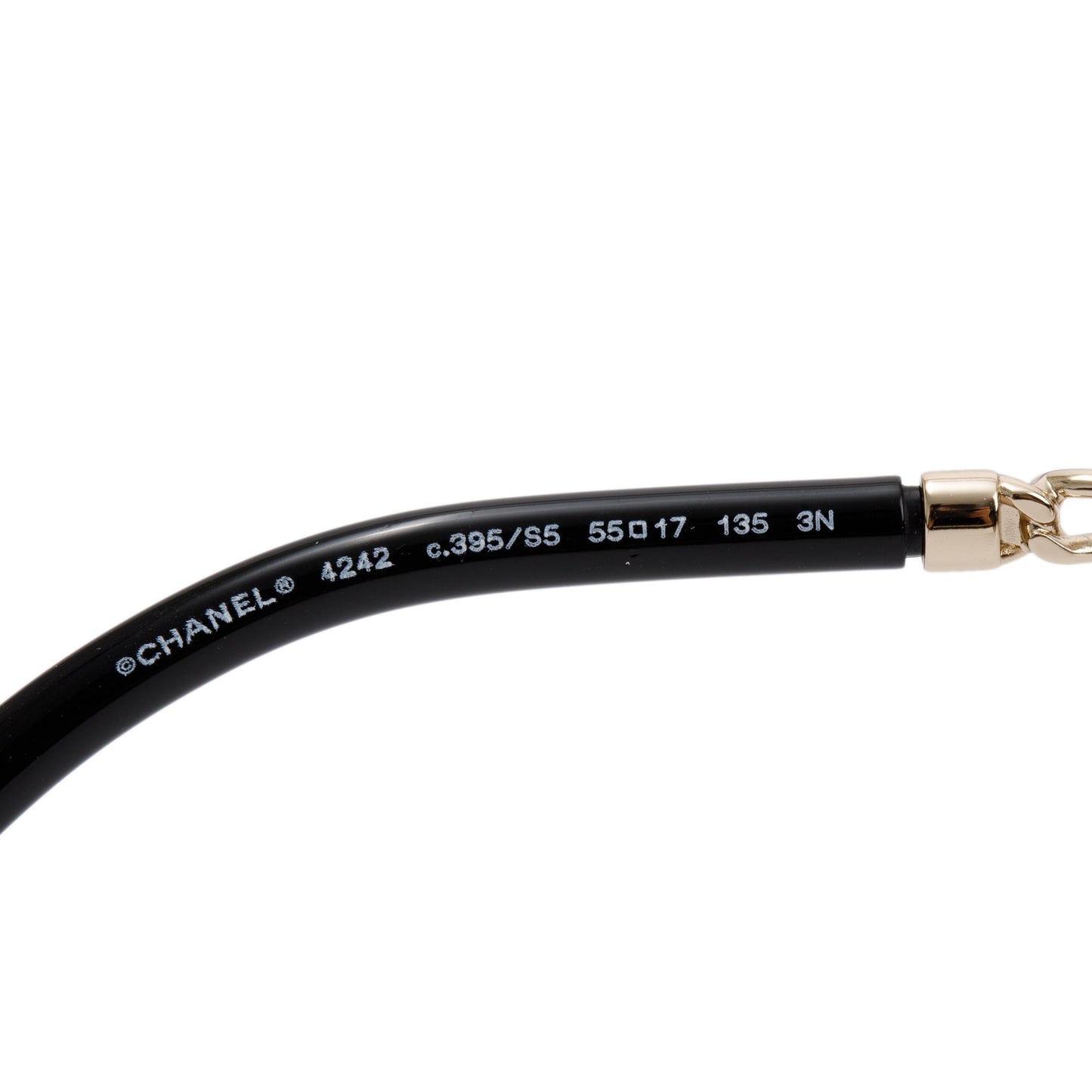 Chanel Pantos Interlocking CC Logo Removable Chain Sunglasses